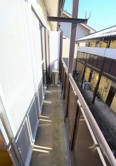 第2コスモコーポのバルコニー|※別号室参考写真です