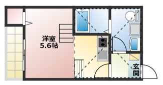 【間取り】 | Oak Tree Maison志賀 | 略図のため、現状優先