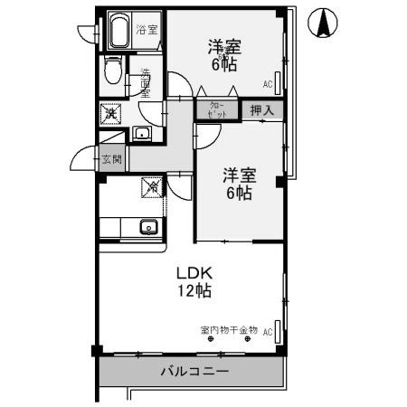 【間取り】 | ファミール2000B