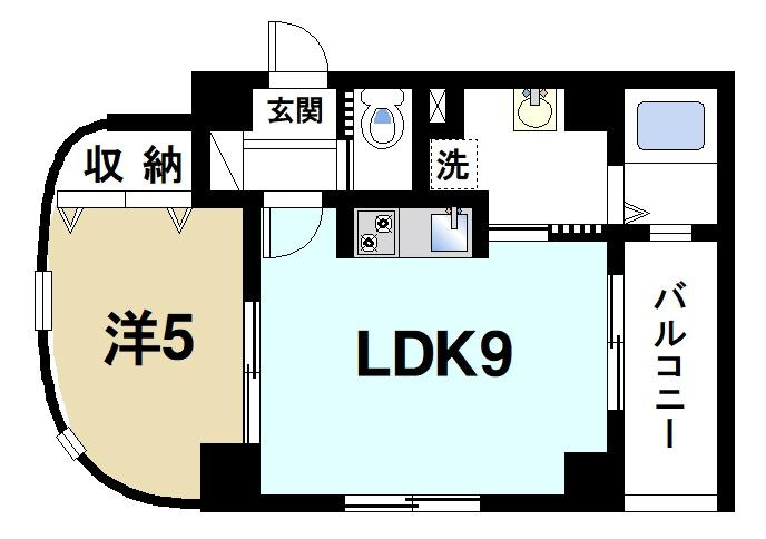 エクセレント天理の間取り|お洒落で快適な間取りです
