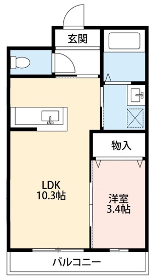 【間取り】 | ラ・ぺジブル