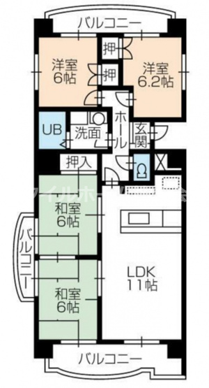 【間取り】 | フィオーレ豊橋 | 使いやすい間取りです。