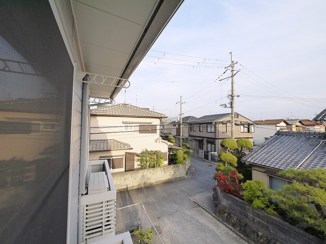 パレスナップの展望|バルコニーからの景色です