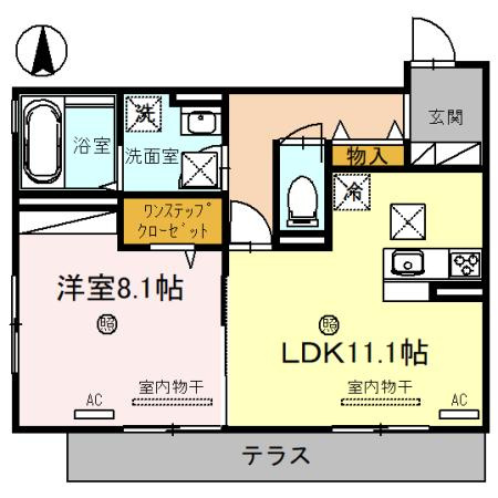 【間取り】 | コーポＴＥ　Ⅱ