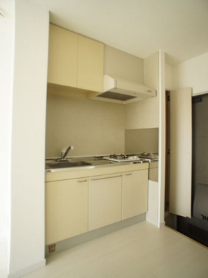 【キッチン】 | ラフォーレ・昴B | システムキッチン1口コンロ付きです♪