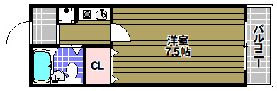 ブルージュ喜志の間取り
