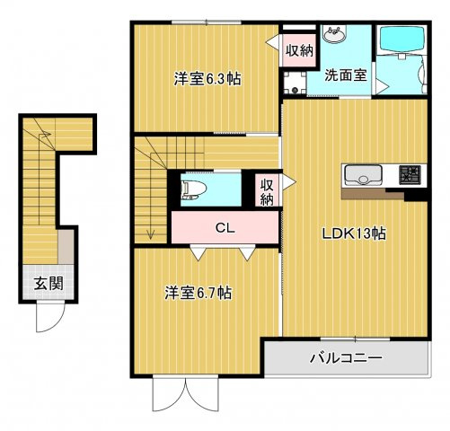 サンガーデン船小屋の間取り