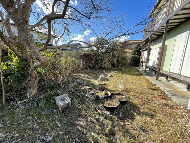 大網白里柳橋貸戸建ての庭