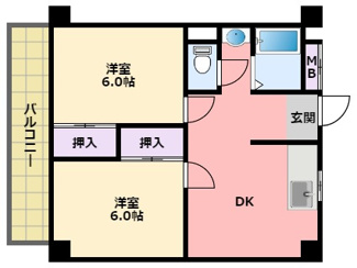 【間取り】 | 鳴尾ハイツ