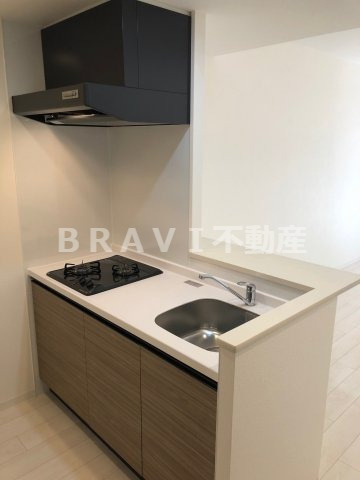 ファーストフィオーレ本町イーストⅡ　BRAVI不動産のキッチン|【ファーストフィオーレ本町イーストⅡ】キッチンでお料理をお楽しみください