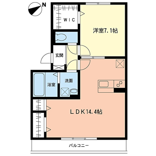 リヴィエール本町IIの間取り