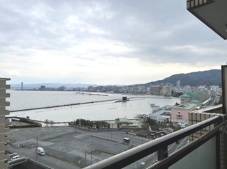 【展望】 | ベランダからの琵琶湖の眺め