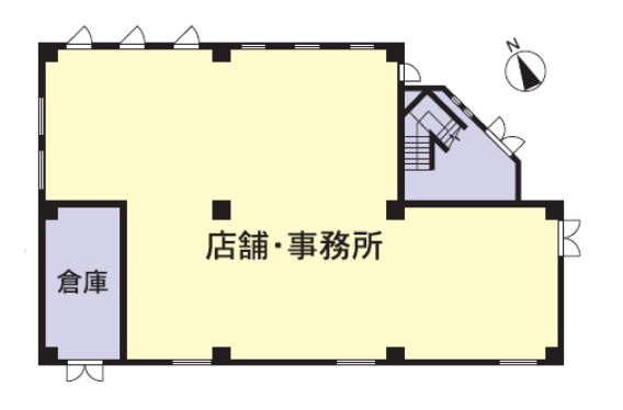 取手市新町２丁目テナントの間取り