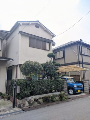 茨木市若園町土地の外観|現地現況