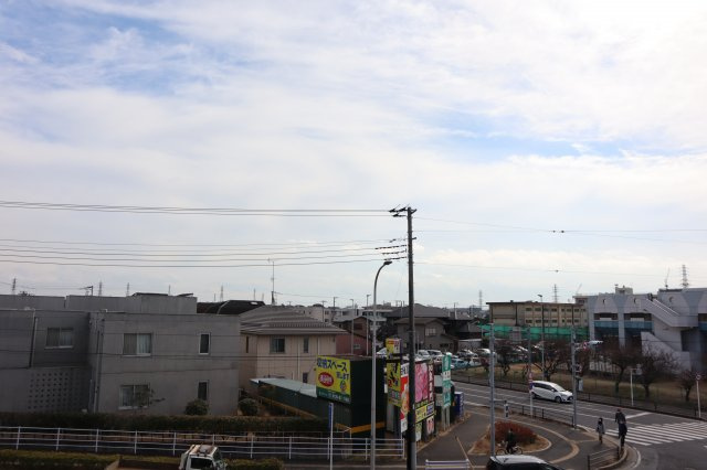 ペルル幕張弐番館の展望|前面棟無しのため眺望良好です。