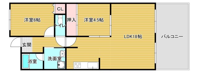 ギャレ金剛の間取り
