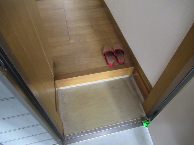 ヴィレッジマツナミ２１の玄関