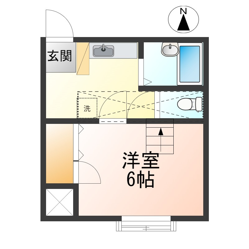 ヴィレッジマツナミ２１の間取り