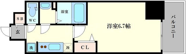 プレサンス梅田北ディアの間取り