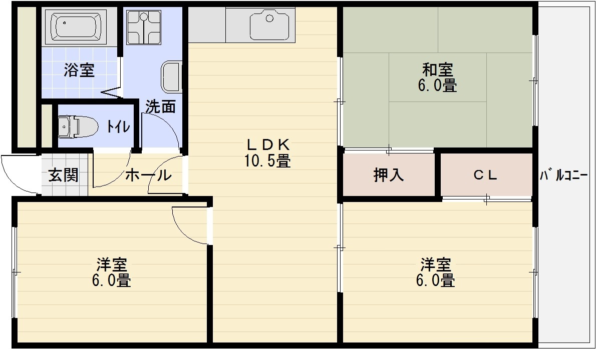 ルネアルマーニの間取り