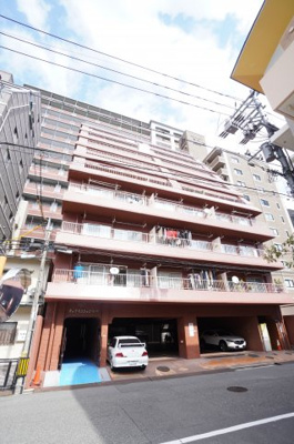 【外観】 | タックマンション幟町（リノベ済） | 現地（2022年2月14日13:00頃）撮影