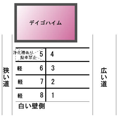 【区画図】 | デイゴハイム駐車場