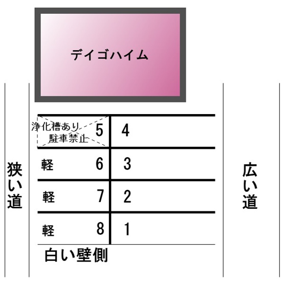 【区画図】 | デイゴハイム駐車場