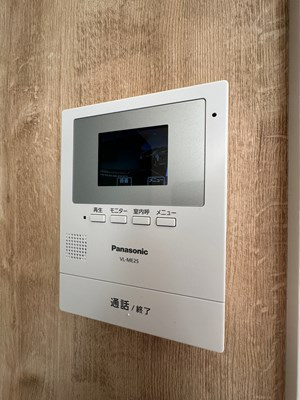 【セキュリティ】 | 金光ハイツ | 防犯対策に有効なカメラ付きインターホン！録画機能が付いているので留守中の訪問者まで確認できます♪