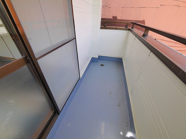 城見町アパ－ト付店舗Ⅰのバルコニー