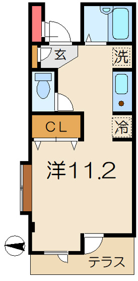 【間取り】 | グリーンヒルズＢ棟