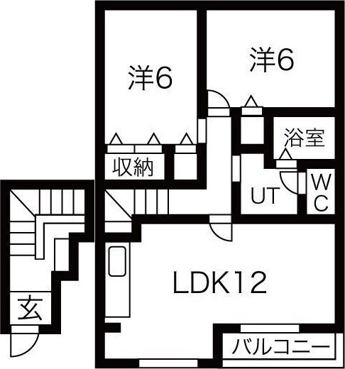 ヴィラ霞　　刈谷市近郊の賃貸はクラスホームの間取り