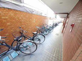 共用廊下、自転車置き場