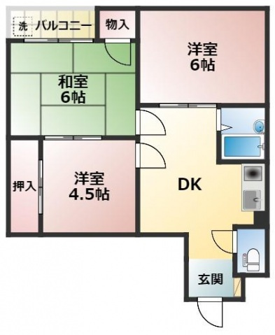 サンロイヤル諏訪の間取り