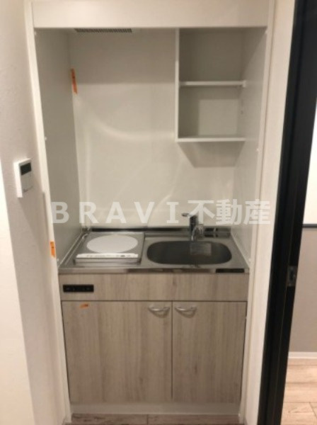 エスリードコート堺筋本町 BRAVI不動産のキッチン|一口IHのキッチンです