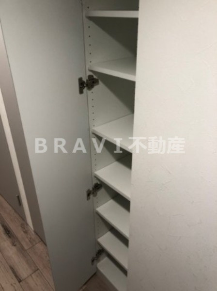 エスリードコート堺筋本町 BRAVI不動産の玄関|収納のある玄関