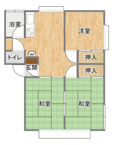 コーポマキの間取り