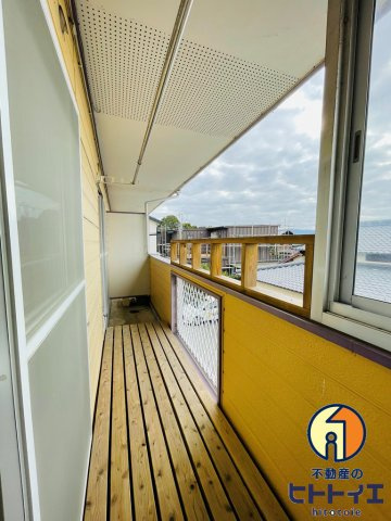 高田コーポのバルコニー