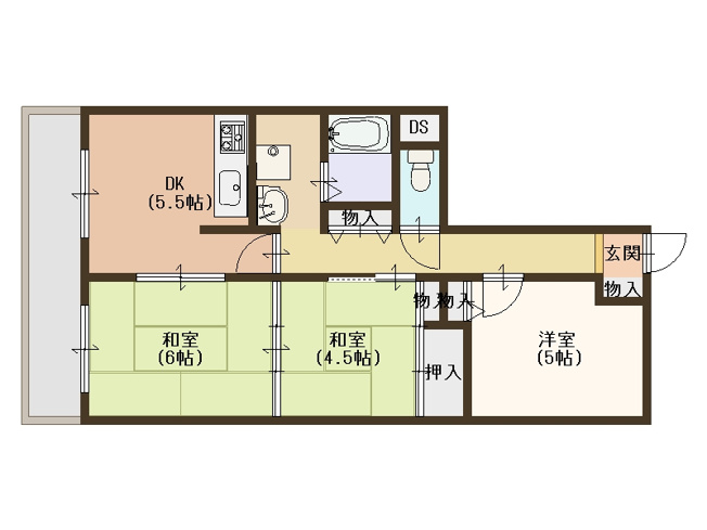 【間取り】 | ノアーズアーク住之江