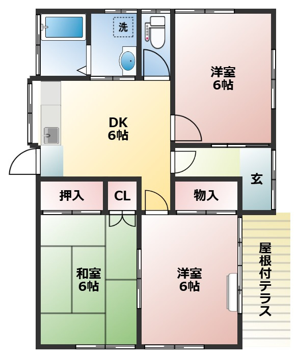 エンパレスV11の間取り