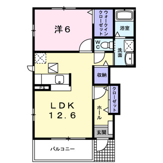【間取り】 | ベル　ハーモニー | ２ＬＤＫ　58.8㎡