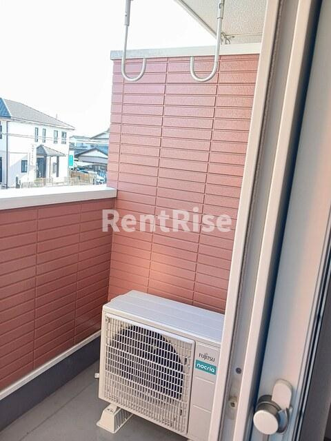 ルルーディアＢのバルコニー