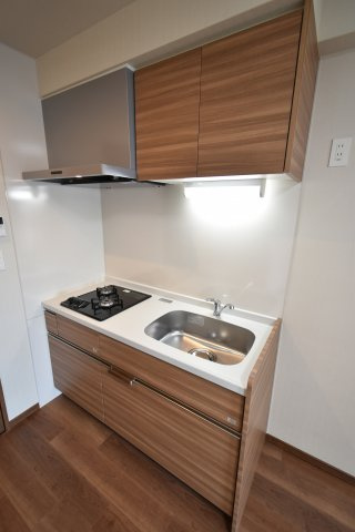 雅長岡天神のキッチン|2口ガスコンロ