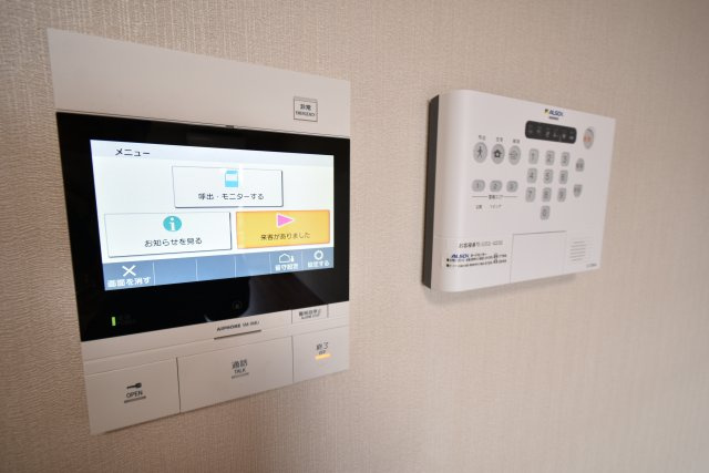 雅長岡天神のセキュリティ|TV付きモニターホン