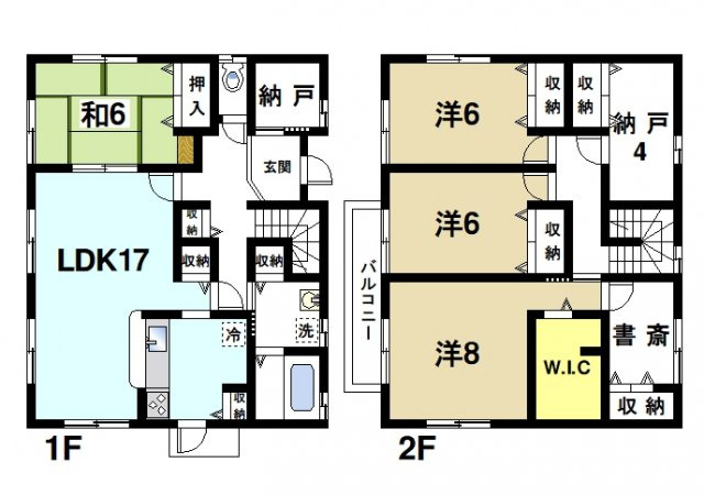 白庭台3丁目戸建の間取り
