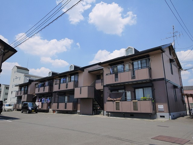 サニーコートB（南京終町）の外観|キレイな外観です。
