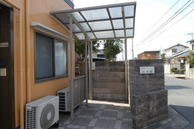 倉敷市大島のアパートのその他共用部分|自転車置き場