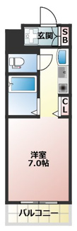 【間取り】 | エステムコート神戸ハーバーランド前Ⅱ
