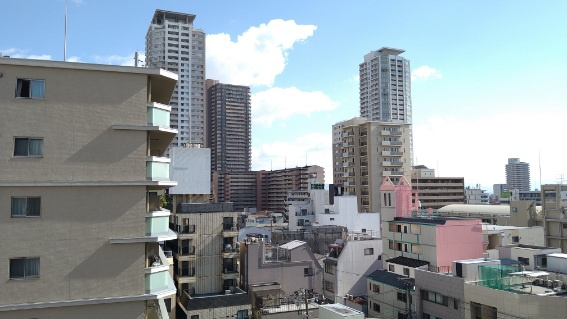 大阪市天王寺区石ケ辻町の賃貸マンションの展望