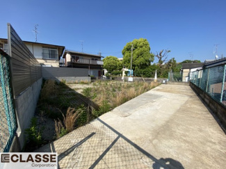 【前面道路含む現地写真】 | 城陽市寺田深谷2区画A号地　売土地　建築条件付き