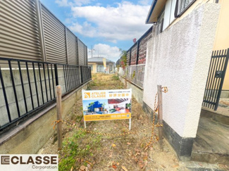 【前面道路含む現地写真】 | 城陽市寺田深谷2区画A号地　売土地　建築条件付き